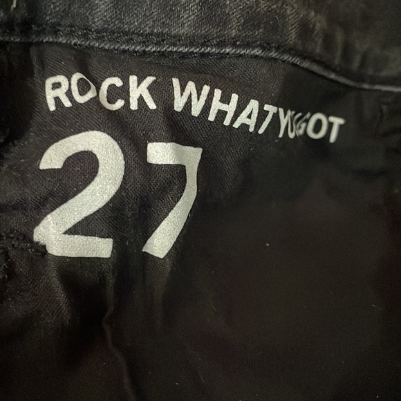 “yummie” skinny jeans in washed black/charcoal (27) - Picture 4 of 4